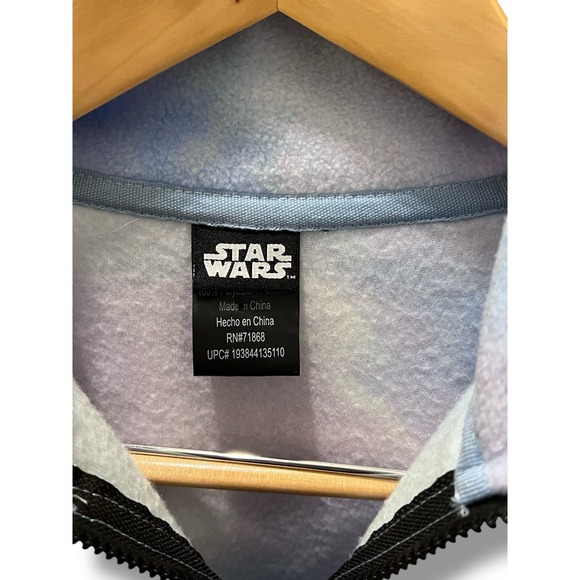 Star Wars Fleece Tie Dye Pullover with Rebel Logo S - Picture 3 of 4